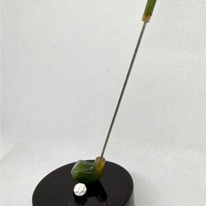 Indian agate and black onyx golf memorabilia